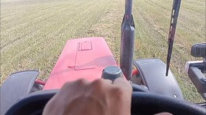 МТЗ-82  в сцепке волагри р12 пресуем солому