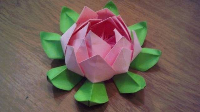 How To Make an Origami Lotus Flower смотреть онлайн