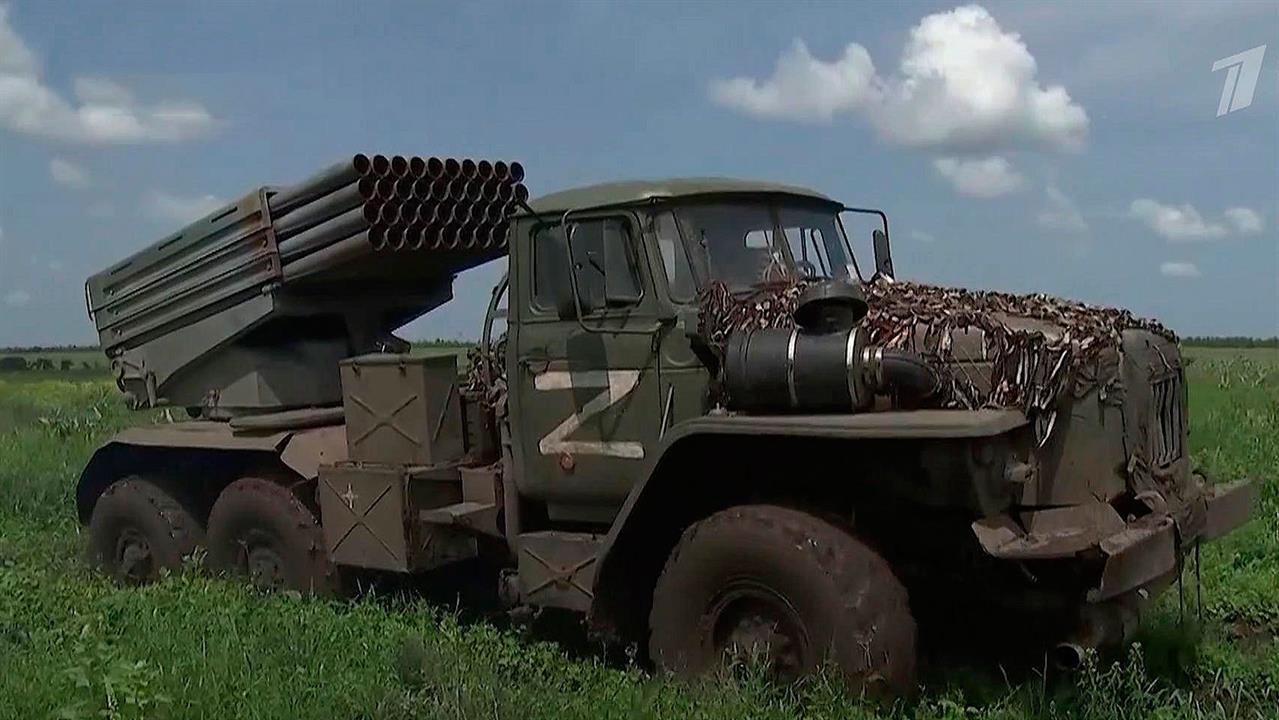 В Запорожье российские артиллеристы уничтожают позиции боевиков