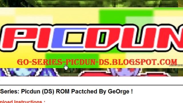 GO Series: Picdun (DS) ROM By GeOrge ! смотреть онлайн