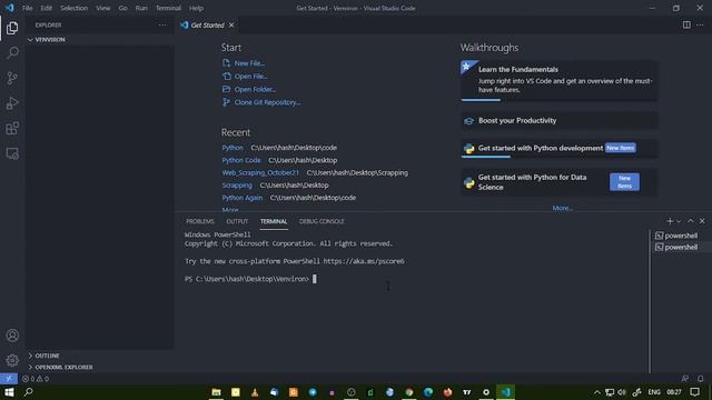 Install [Venv] Using VS Code 2022 | #pythonvirtualenv #pythoncreatevenv #pythonvirtualenvironment