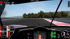 Sim racing in 21:9 ultrawide with head tracking - Ferrari @ Paul Ricard - Assetto Corsa Competizion