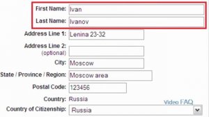 First name, перевод last name: фамилия или имя?