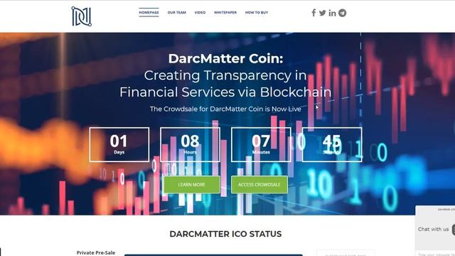 ICO. Bounty. Обзор проекта DarcMatter смотреть онлайн