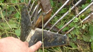 Минитрактор-переломка 4x4 #27. Обзор веерной копалки и универсальной рамки.