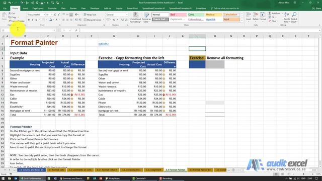 Format painter to add/ remove formats смотреть онлайн