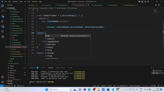 Build A E Commerce Full Stack Website With React.js And Spring Boot | Order Page, Order Details #3