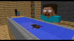 Monster School: Swimming - Minecraft Animation