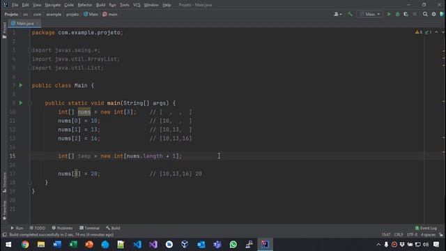Curso Java #23 - Redimensionar Array - Adicionar novo valor смотреть онлайн