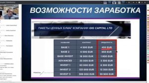 Активный и пассивный способы заработка в Global InterGold