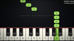 Coffin Dance | BEGINNER PIANO TUTORIAL + SHEET MUSIC by Betacustic