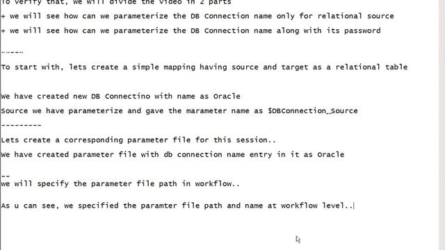 Specifying Relational Password In Informatica Parameter File смотреть онлайн