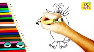 Как нарисовать БУБУ.Рисунок БУБА.Раскраска БУБА#РИСУНКИ#