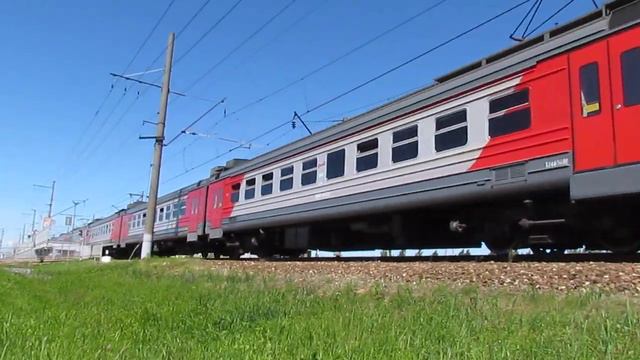 ЭД4М-0412 отправляется от платформы Детскосельская (Шушары - Царское Село) Ок.ж.д. смотреть онлайн