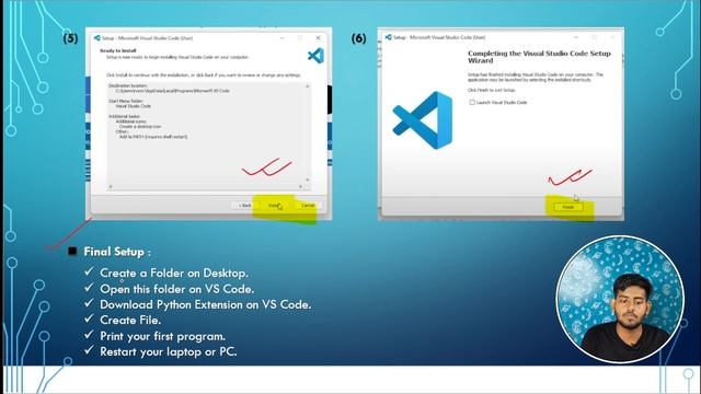 How to Install Python IDLE & VS Code in Windows || In Bengali || Python Programing || #3