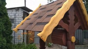 Декоративный колодец для дачи.