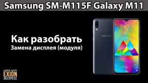 Samsung Galaxy M11 (SM-M115F) - КАК РАЗОБРАТЬ / ЗАМЕНА ДИСПЛЕЯ (МОДУЛЯ) ❗❗❗