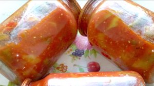 Лечо из перца и помидоров! Вкусная заготовка!