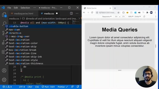 CSS Media Queries in 15 Minutes | Responsive Design | CSS Tutorial for Beginners