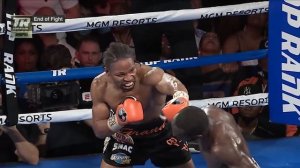 Slow Motion Angle of Terence Crawford knocking out Shawn Porter in Classic Welterweight Title Bout