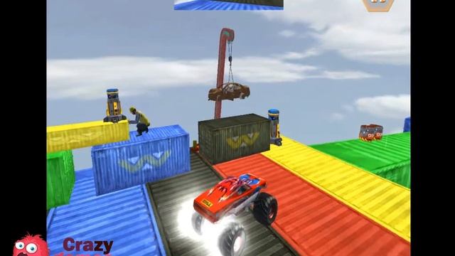 Monster Truck Driving Stunt Game Sim| Walkthrough CrazyGamesOnline смотреть онлайн