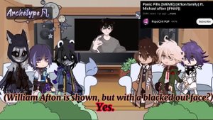 Fandoms React: FNaF | Afton Family | Chapter 1 Part 2/3 | FNaF, BSD, Dr2, DrV3, Genshin, IDV