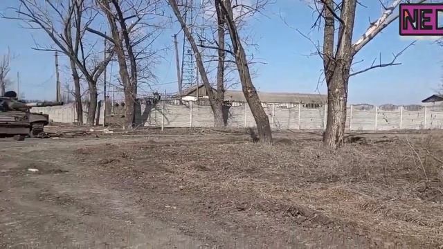 Уничтоженные танки ВСУ в посёлке Березовое. ДНР, март 2022 г.