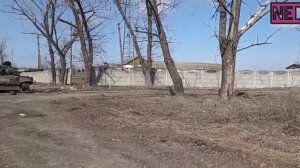 Уничтоженные танки ВСУ в посёлке Березовое. ДНР, март 2022 г.