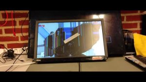 Как выглядит разбитая матрица LCD телевизора.