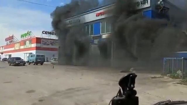 Пожар в Борисоглебске