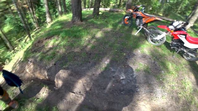 Прохват жарким летним днём на ЭНДУРО Irbis TTR 250 смотреть онлайн