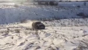 Лексус GX 470 по снегу