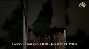 UK is in chaos! Storm Isha with a speed of 144 km/h is raging in London