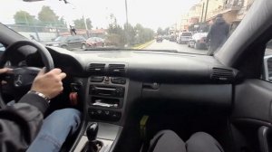 2003 drive Mercedes c230 kompressor sport coupe 192hp 260Nm 1800cc (evolution S package) #mercedes