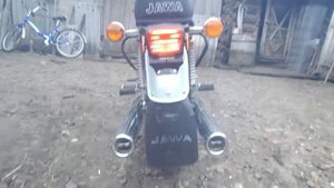 Ява 634 после замены родного 6 вольтового генератора на генератор Иж 12вольт