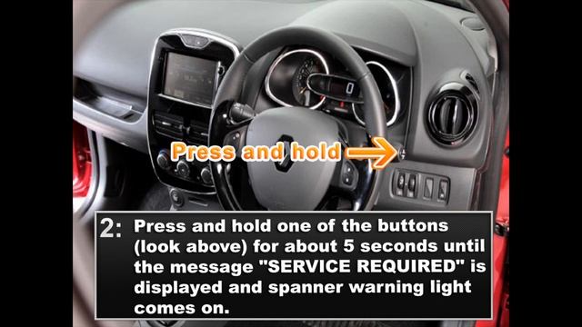 Renault Captur: Service Light Reset Guide смотреть онлайн