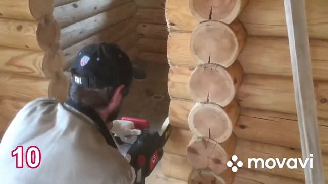 Моя баня из бревна 23 Строю баню сам, дверь в парную, дверь в баню #баня #моябаня 09.05.2020г.