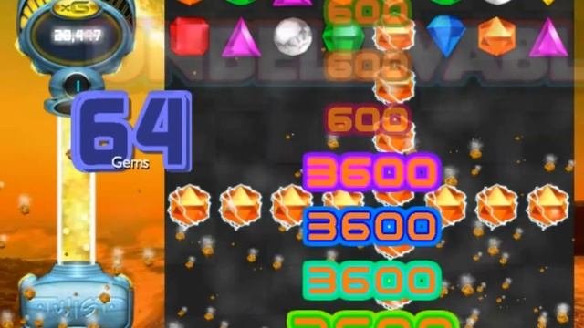 Bejeweled Twist Flash - What If.. The Board Was Full Of One-colored 5 Countdown Bomb Gems?