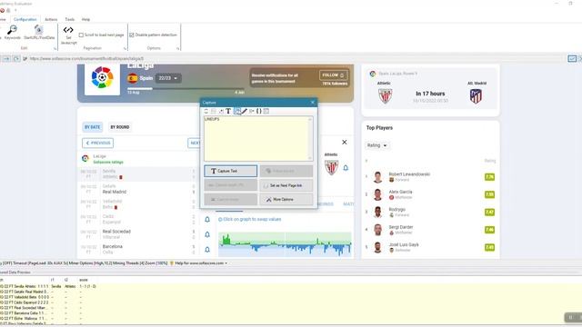 Web Scraping LaLiga Match Data from Sofascore.com | WebHarvy | Oct 2022 смотреть онлайн