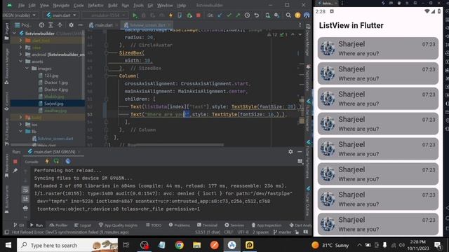Dynamic Data in ListView.builder with Lists