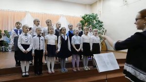 Хор первоклассников музыкальной школы, фортепианное отделение