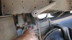 ремонт заднего стабилизатора Man L2000 2е поколение