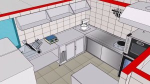 Проект кухни кафе "Хинкали"