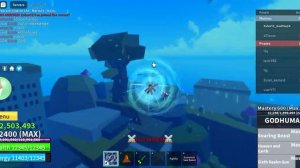 Combo God Human + Magma| Blox Fruit ??