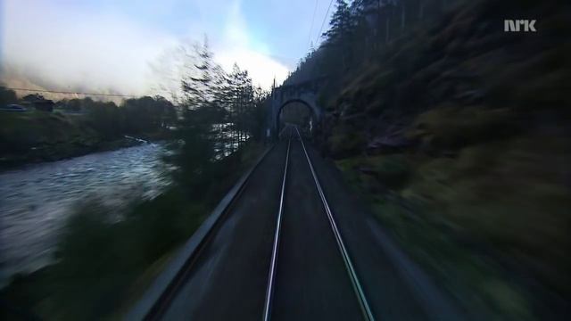 Train Norway - Bergens Banen 1/6 HD - without the long tunnels смотреть онлайн
