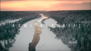 Зима в Республике Коми Сосногорск / Aerial view Winter in Komi Republic - Sosnogorsk