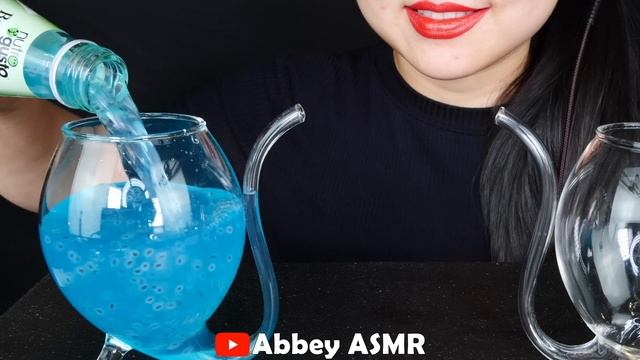 ASMR RAINBOW DRINKS *FUN FACE REVEAL, VAMIPRE FROG EGG TEA, GIANT BOBA TEA,신기한 물 먹방 DRINKING MUKBAN смотреть онлайн