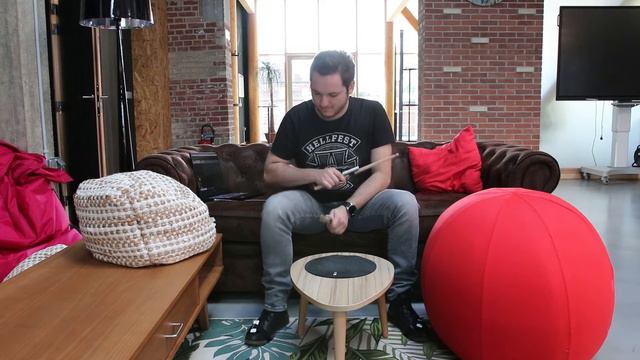 Coldplay - Clocks - Sample drum cover with Senstroke смотреть онлайн