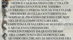 Melicuccà CAVALIERE GAETANO CASSANO IONIO IL COMPLOTTO DEGLI INFAMI DELLO STATO.wmv