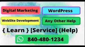 WordPress, Website, Digital Marketing | Help | Service | Development